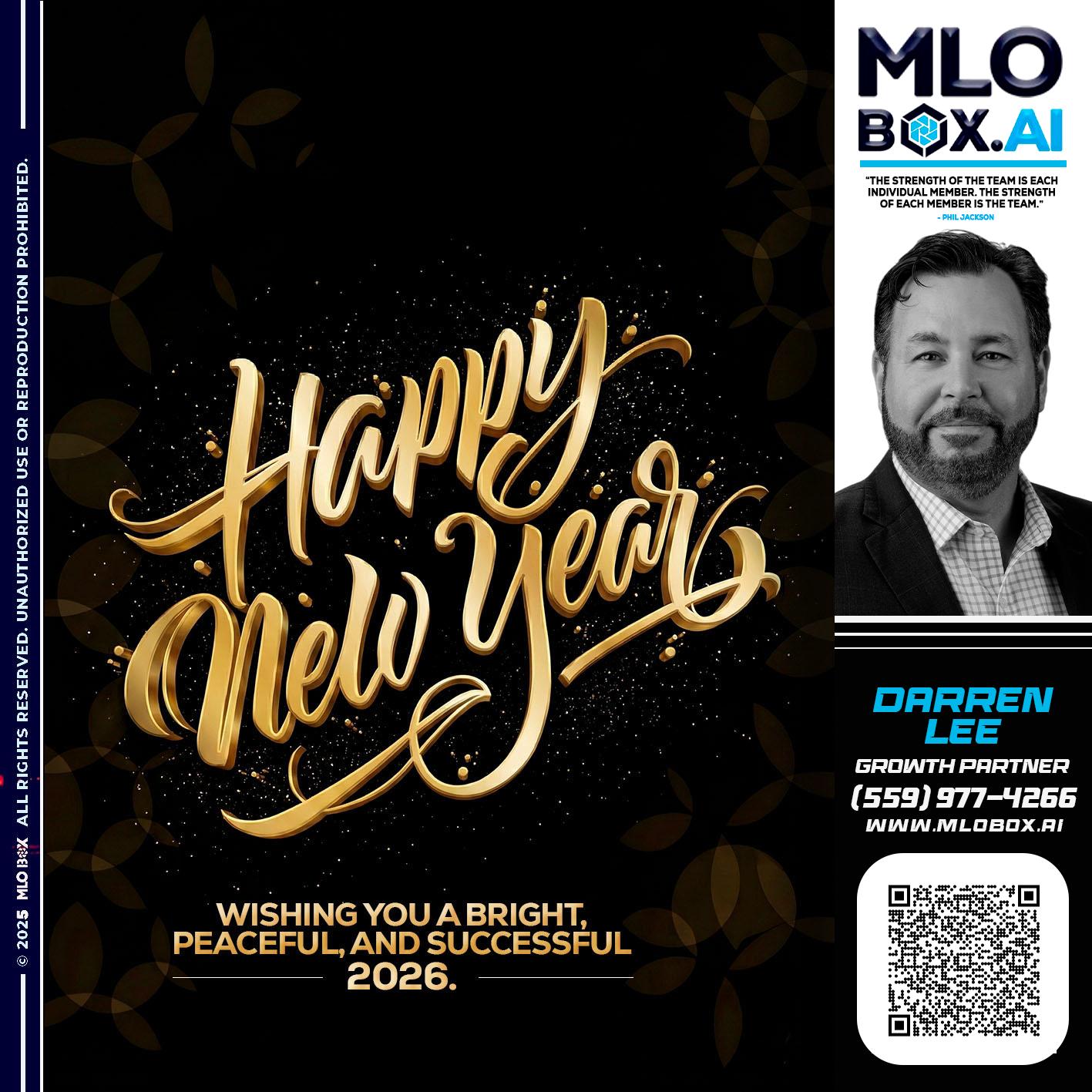 HAPPY NEW YEAR - Darren Lee -Mortgage Loan Officer