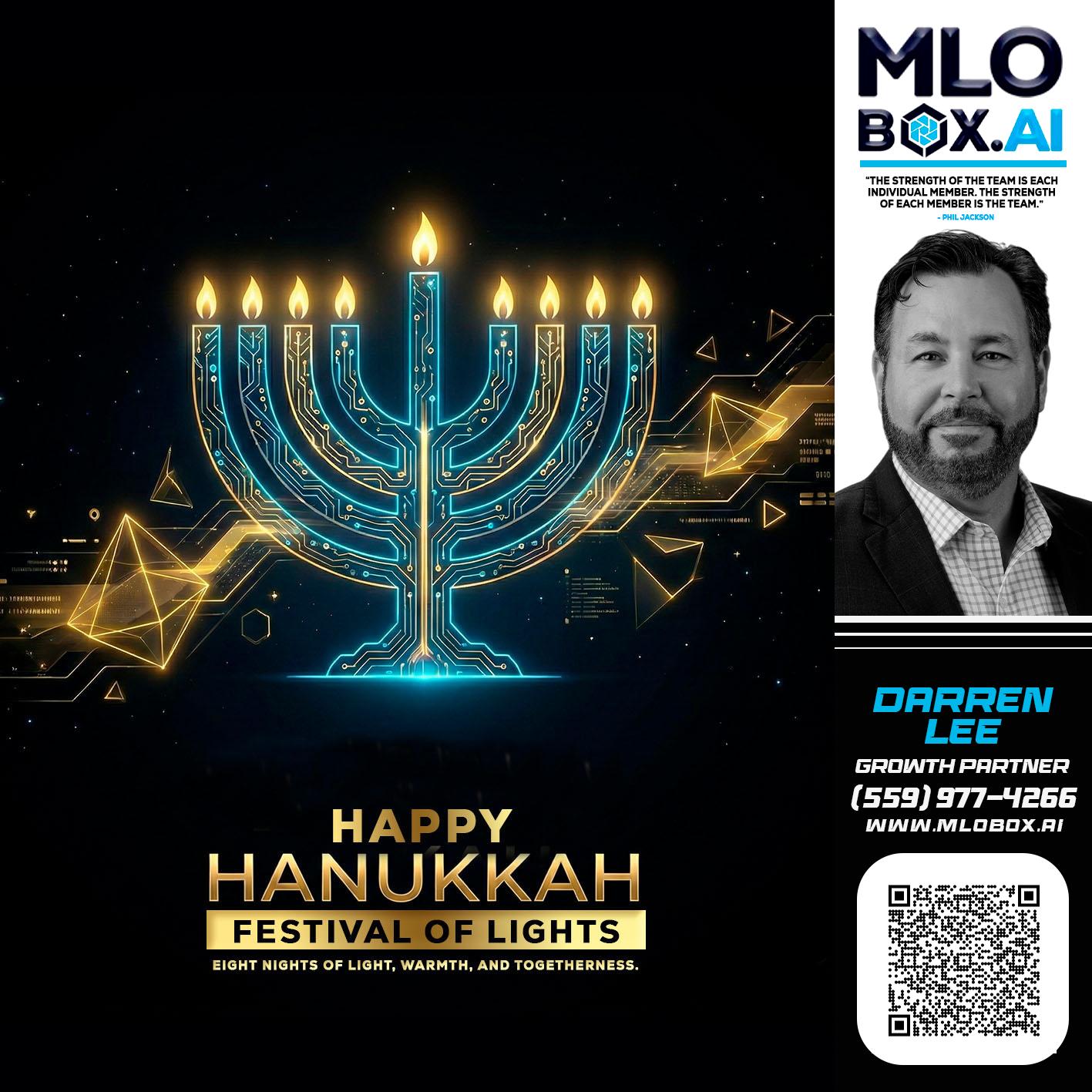 happy Hanukkah - Darren Lee -Mortgage Loan Officer