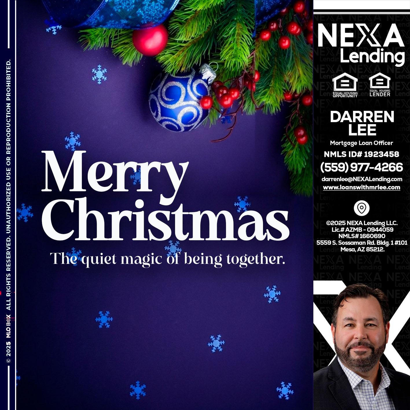 merry christmas - Darren Lee -Mortgage Loan Officer