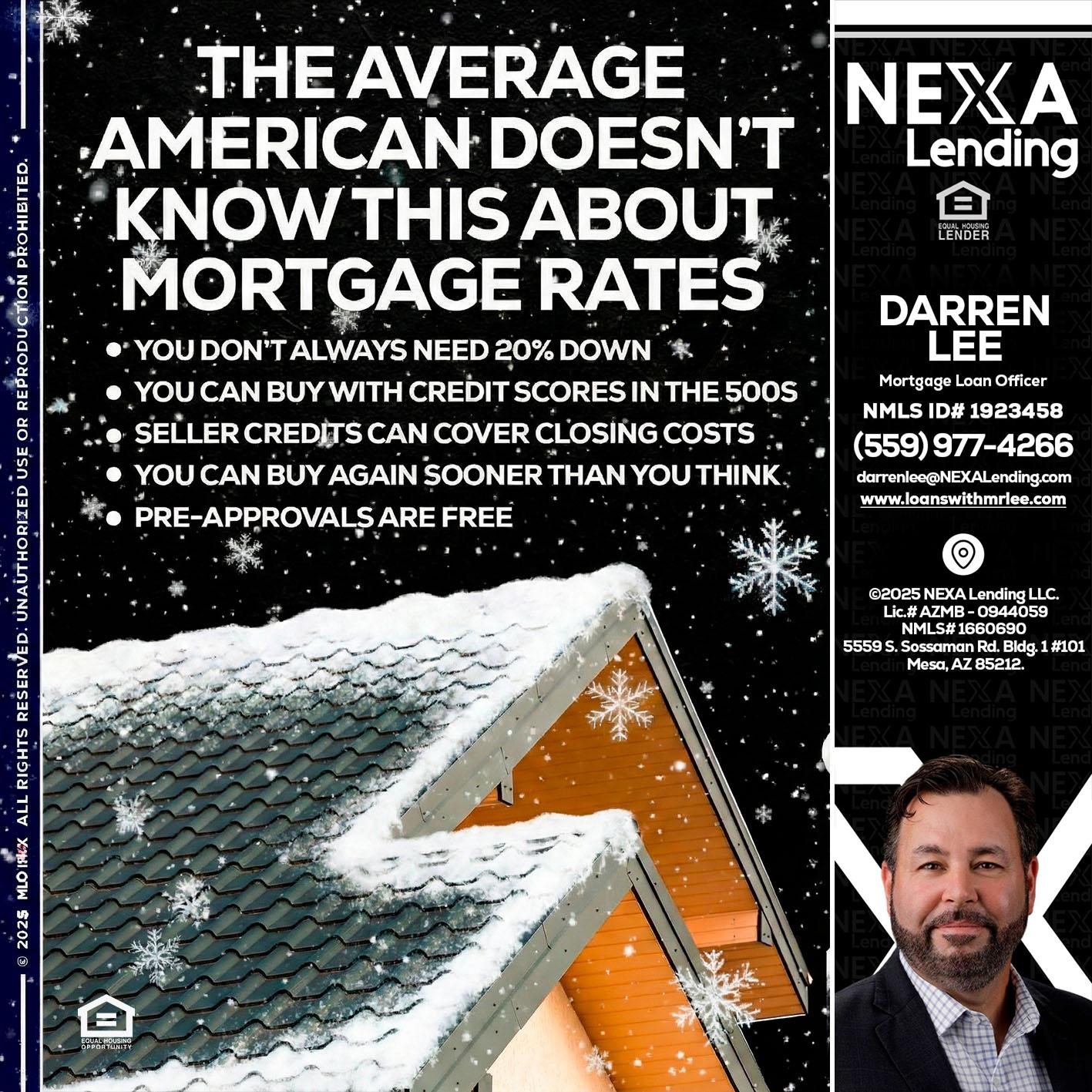 THE AVERAGE - Darren Lee -Mortgage Loan Officer