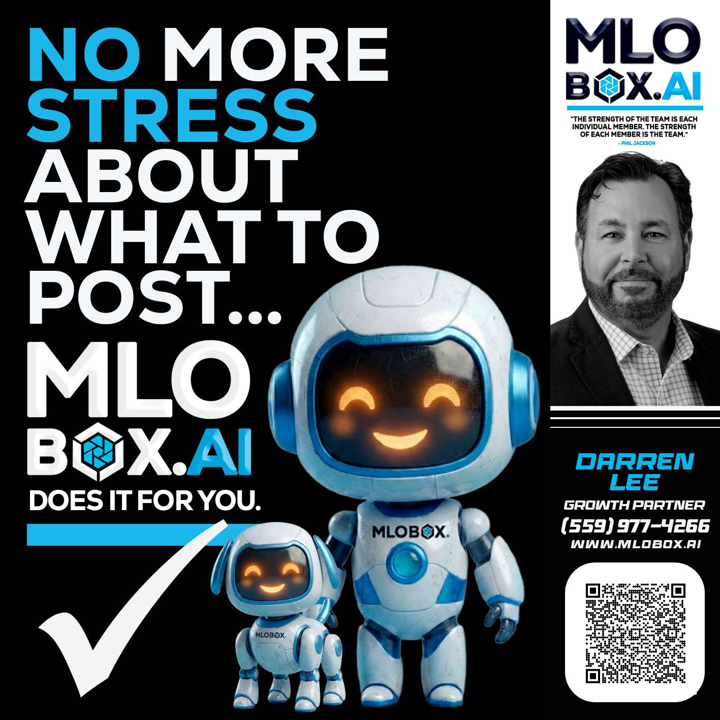 NO MORE STRESS - Darren Lee -Mortgage Loan Officer