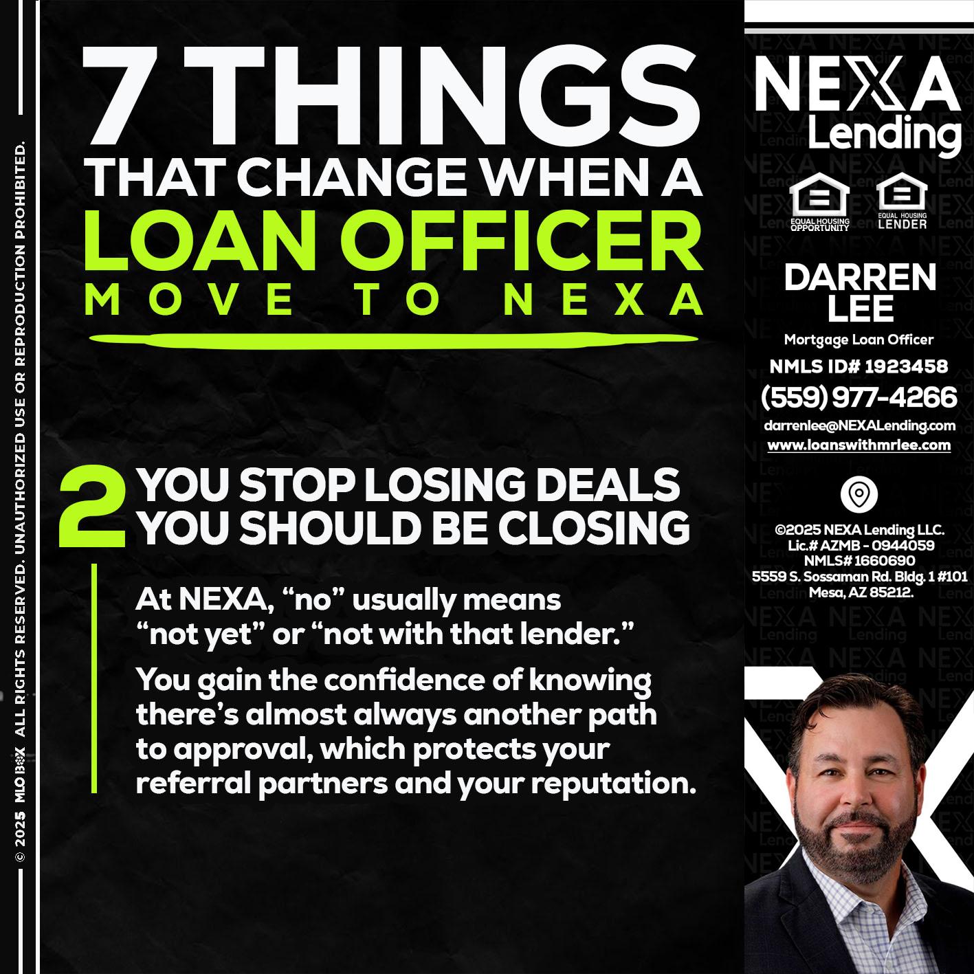 7 THINGS (2) - Darren Lee -Mortgage Loan Officer