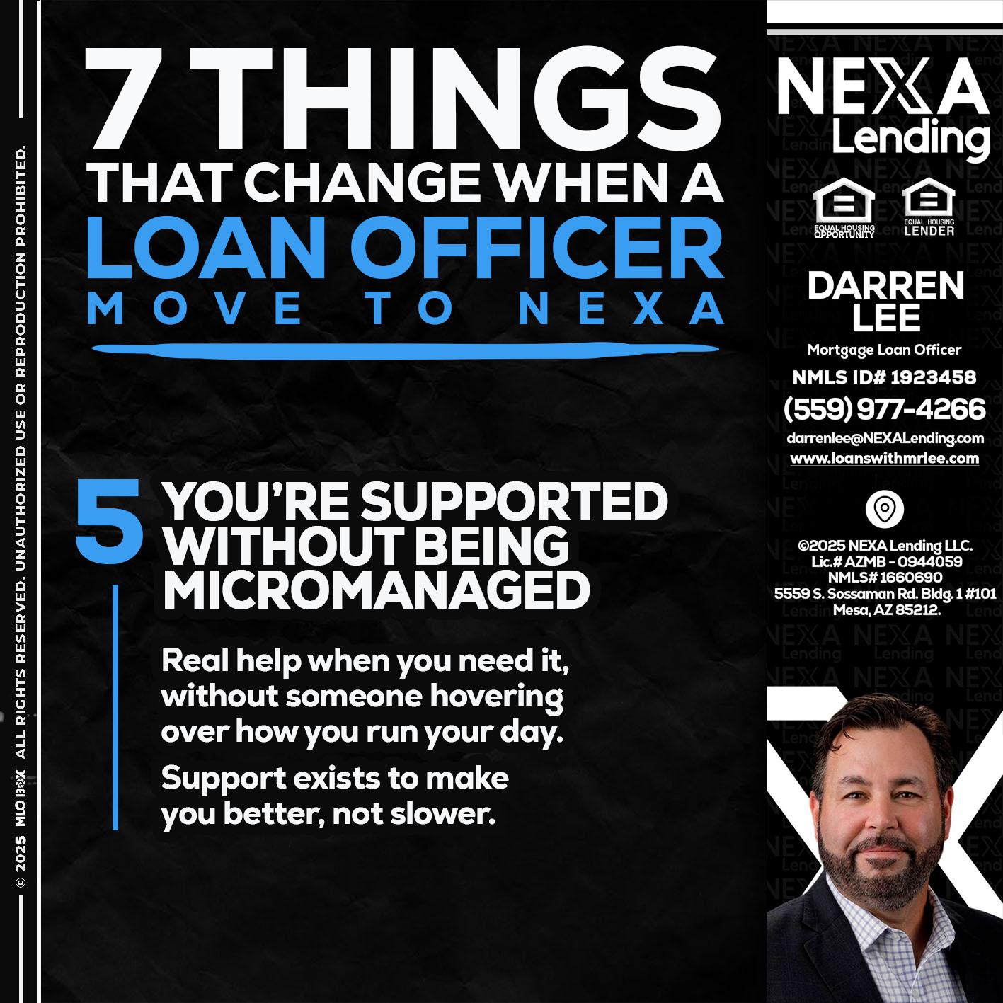 7 THINGS (5) - Darren Lee -Mortgage Loan Officer