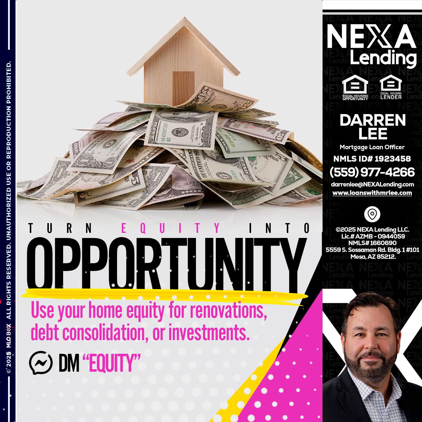 opportunity - Darren Lee -Mortgage Loan Officer