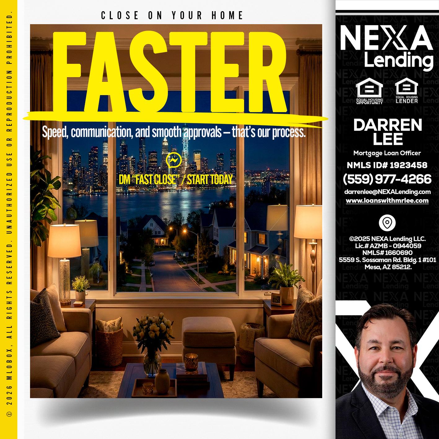 FASTER - Darren Lee -Mortgage Loan Officer