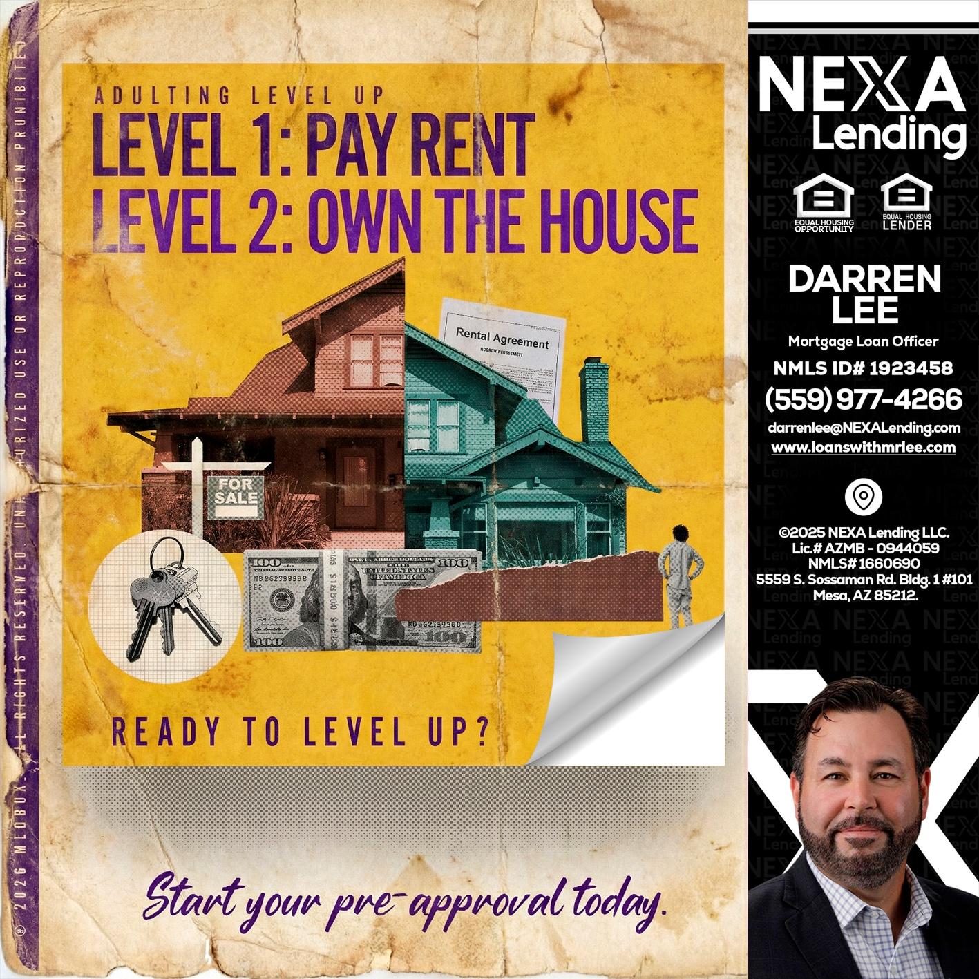LEVEL 1 - Darren Lee -Mortgage Loan Officer