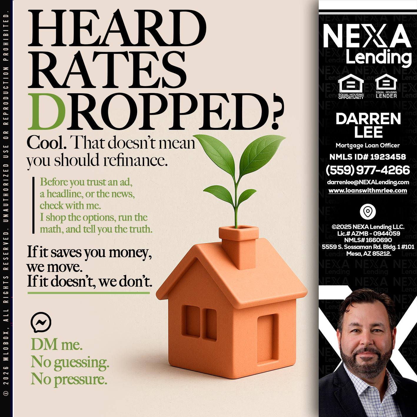 HEARD RATES - Darren Lee -Mortgage Loan Officer
