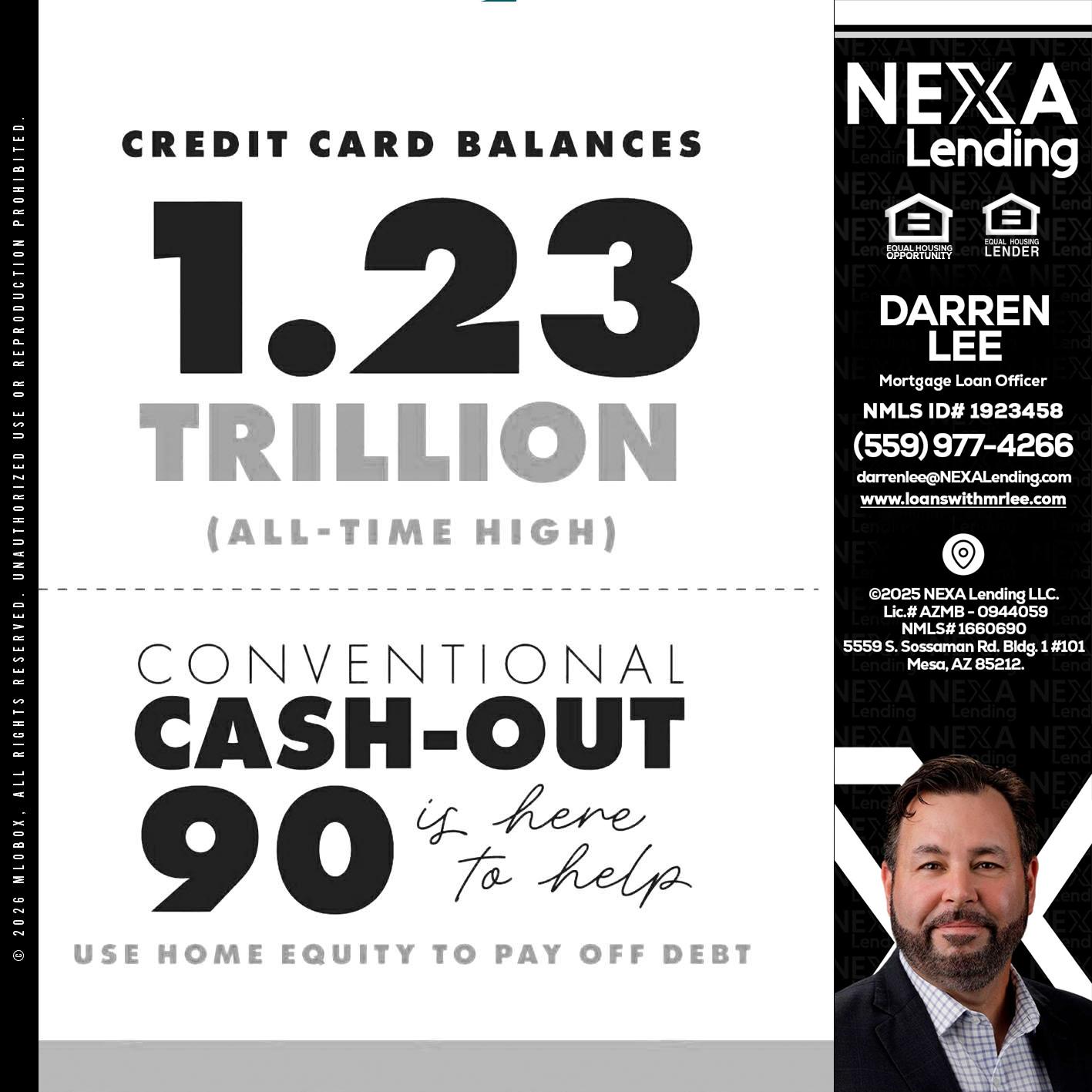 CREDIT CARD BALANCE - Darren Lee -Mortgage Loan Officer