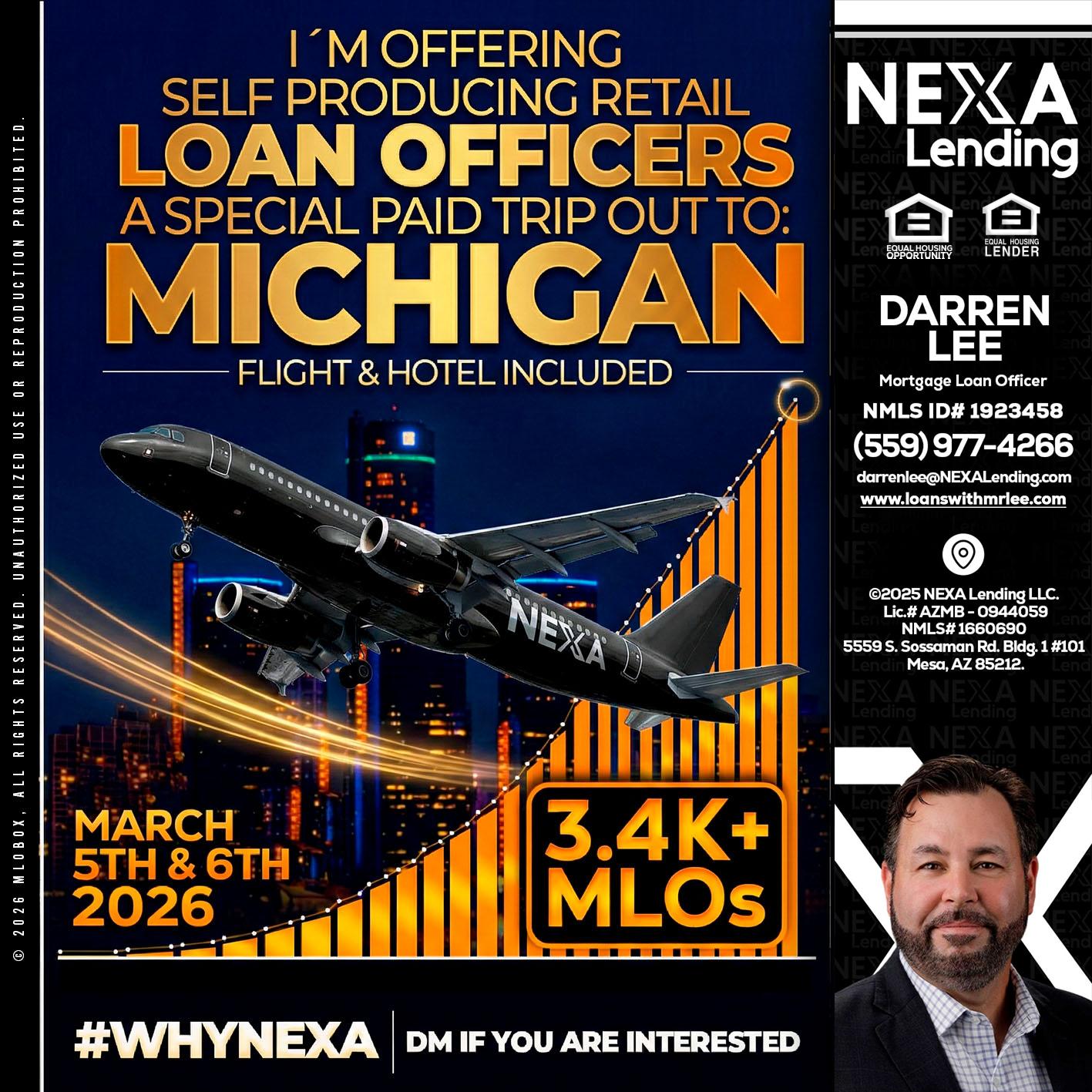 MICHIGAN - Darren Lee -Mortgage Loan Officer