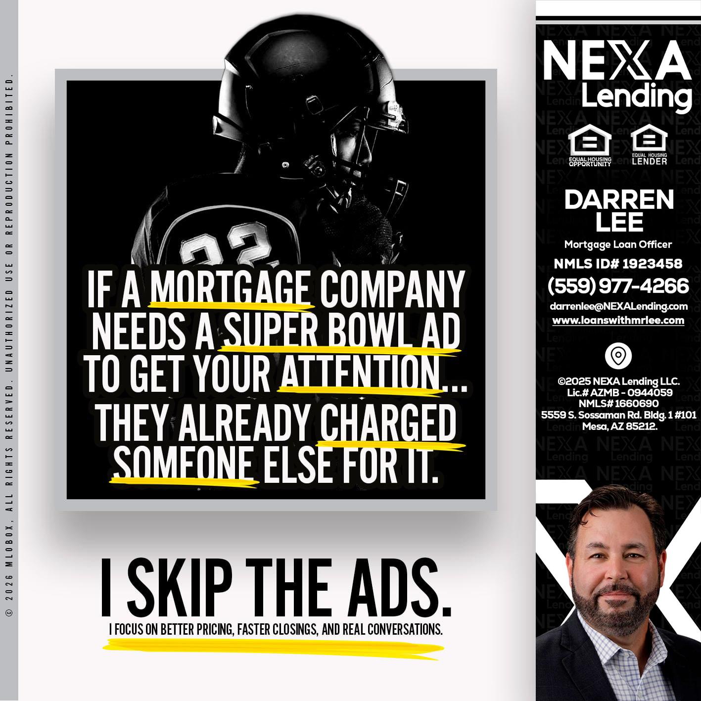if a mortgage ad - Darren Lee -Mortgage Loan Officer