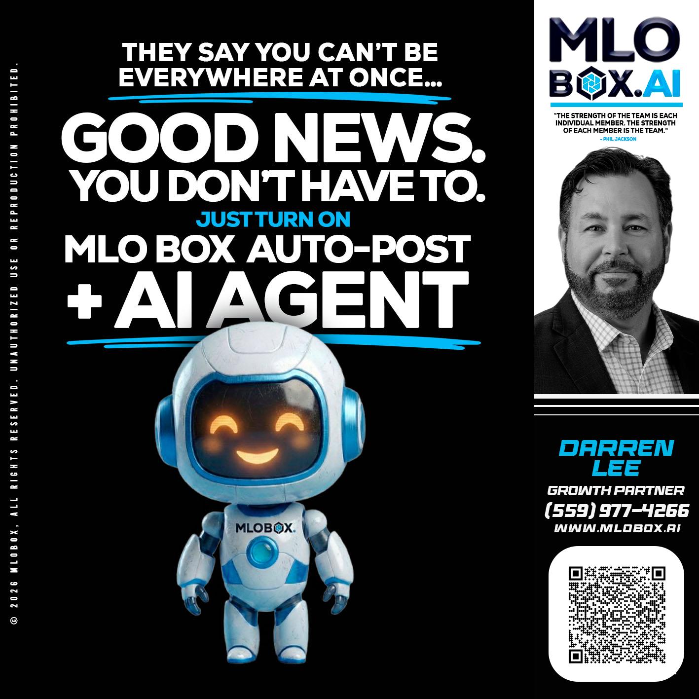 GOOD NEWS - Darren Lee -Mortgage Loan Officer