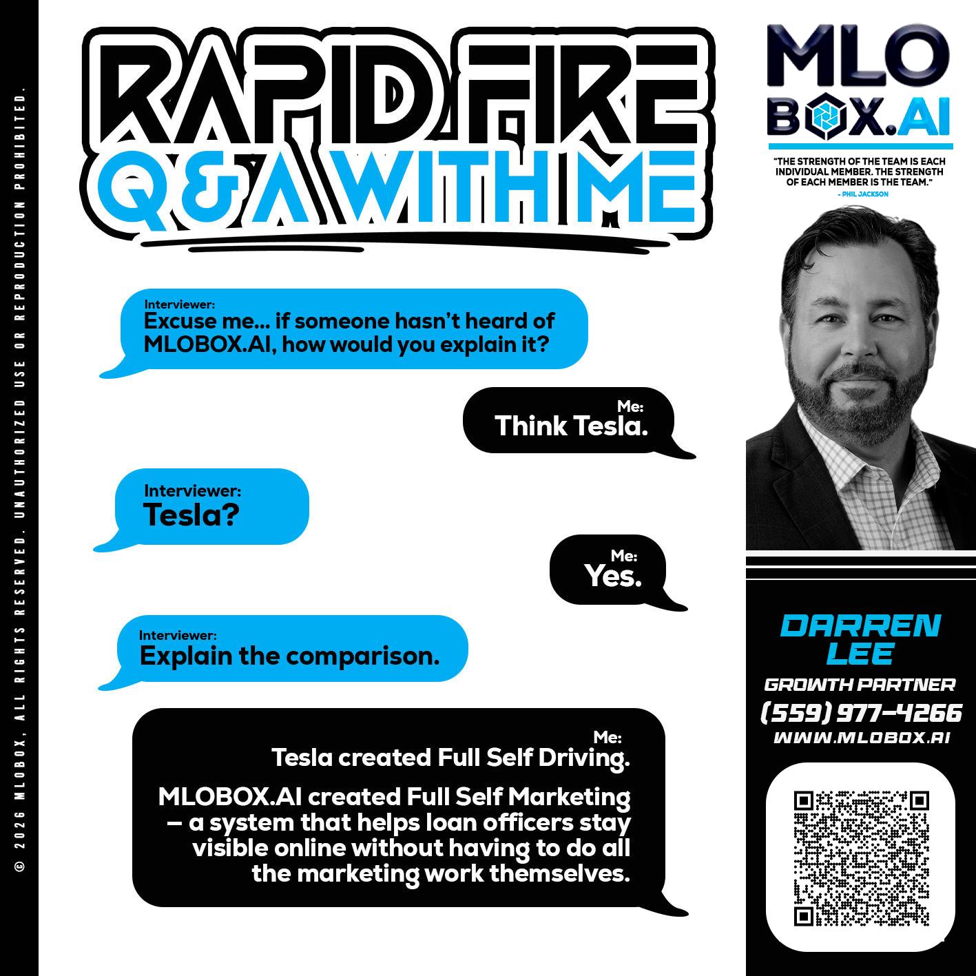 RAPID FIRE Q&A - Darren Lee -Mortgage Loan Officer