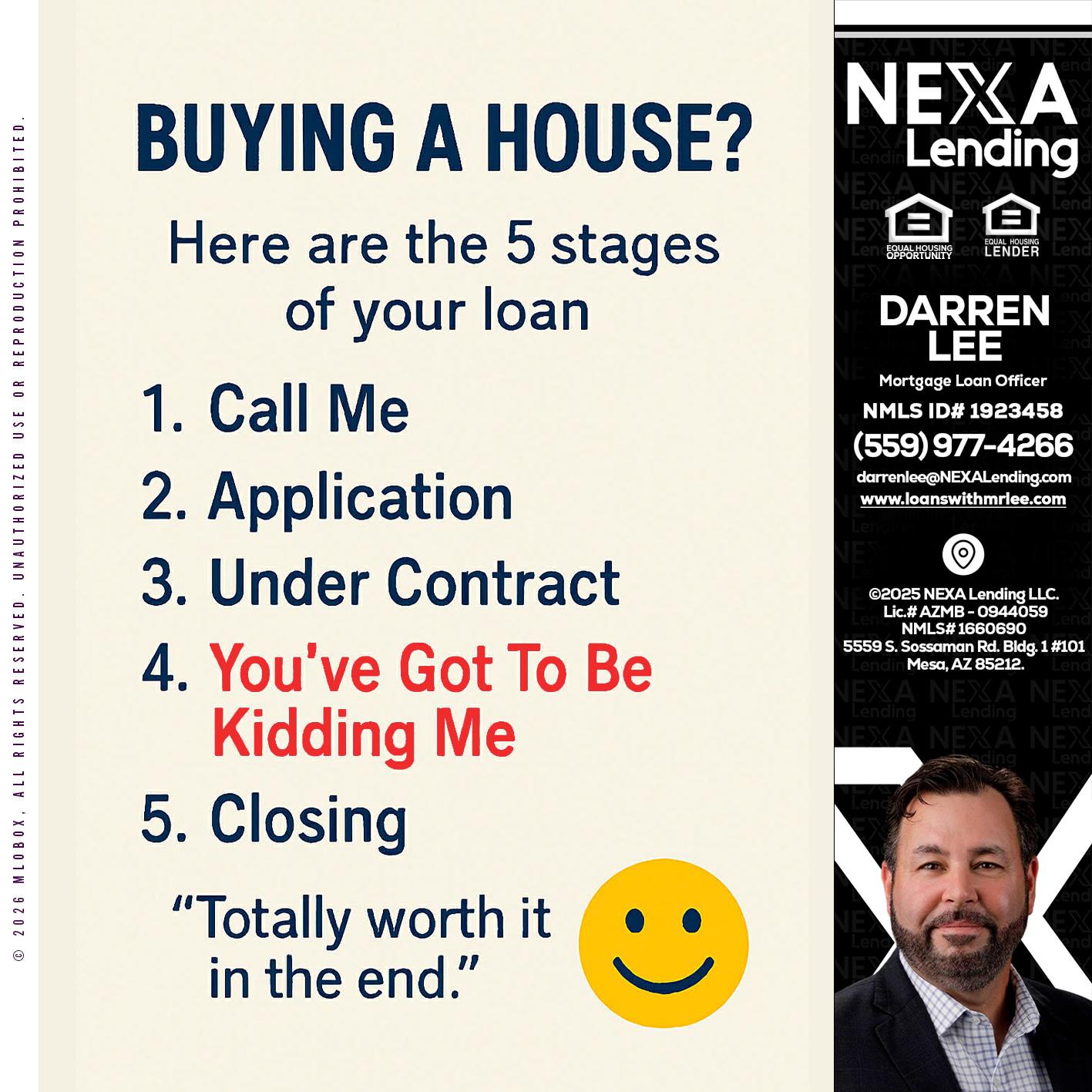 BUYING A HOUSE - Darren Lee -Mortgage Loan Officer