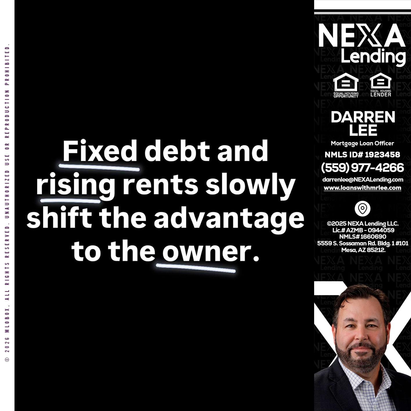 FIXED DEBT - Darren Lee -Mortgage Loan Officer