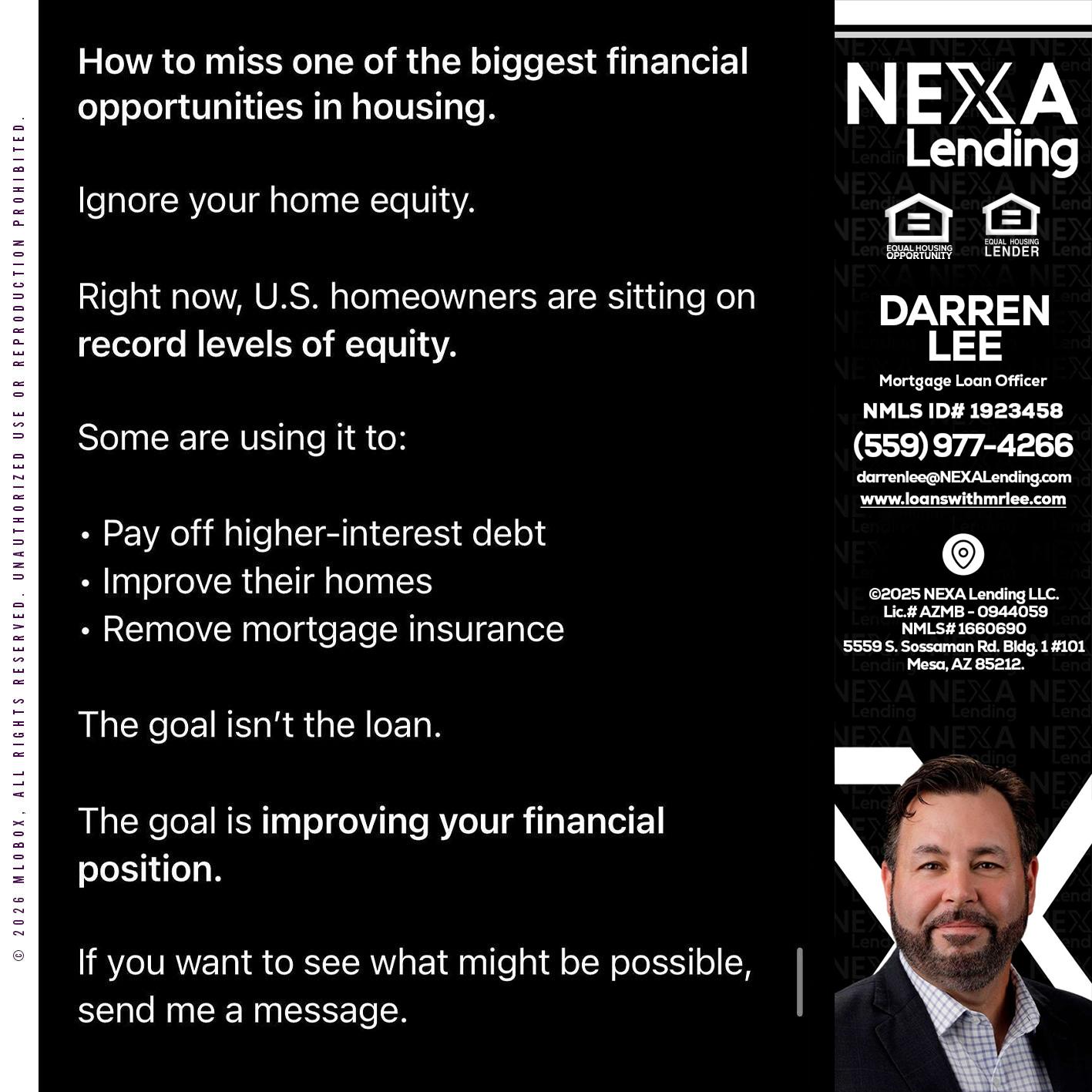 how to miss - Darren Lee -Mortgage Loan Officer