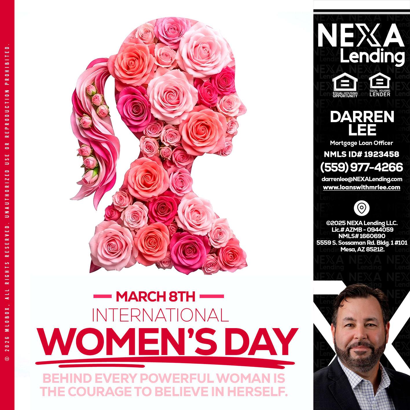 MARCH 8TH - Darren Lee -Mortgage Loan Officer