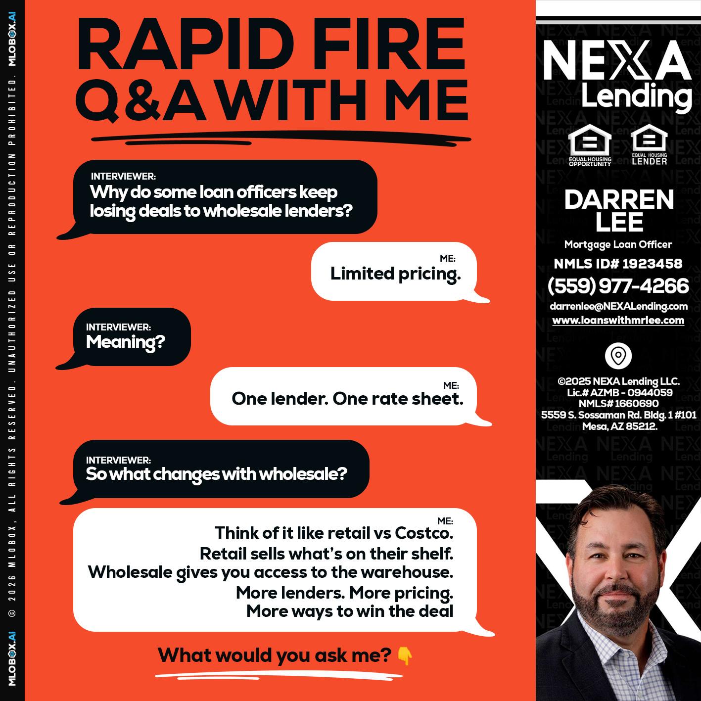 Q&A - Darren Lee -Mortgage Loan Officer