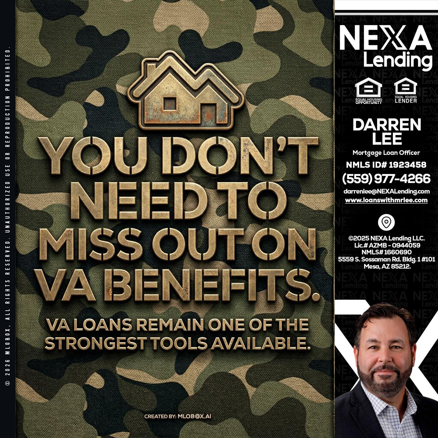 you don't need - Darren Lee -Mortgage Loan Officer