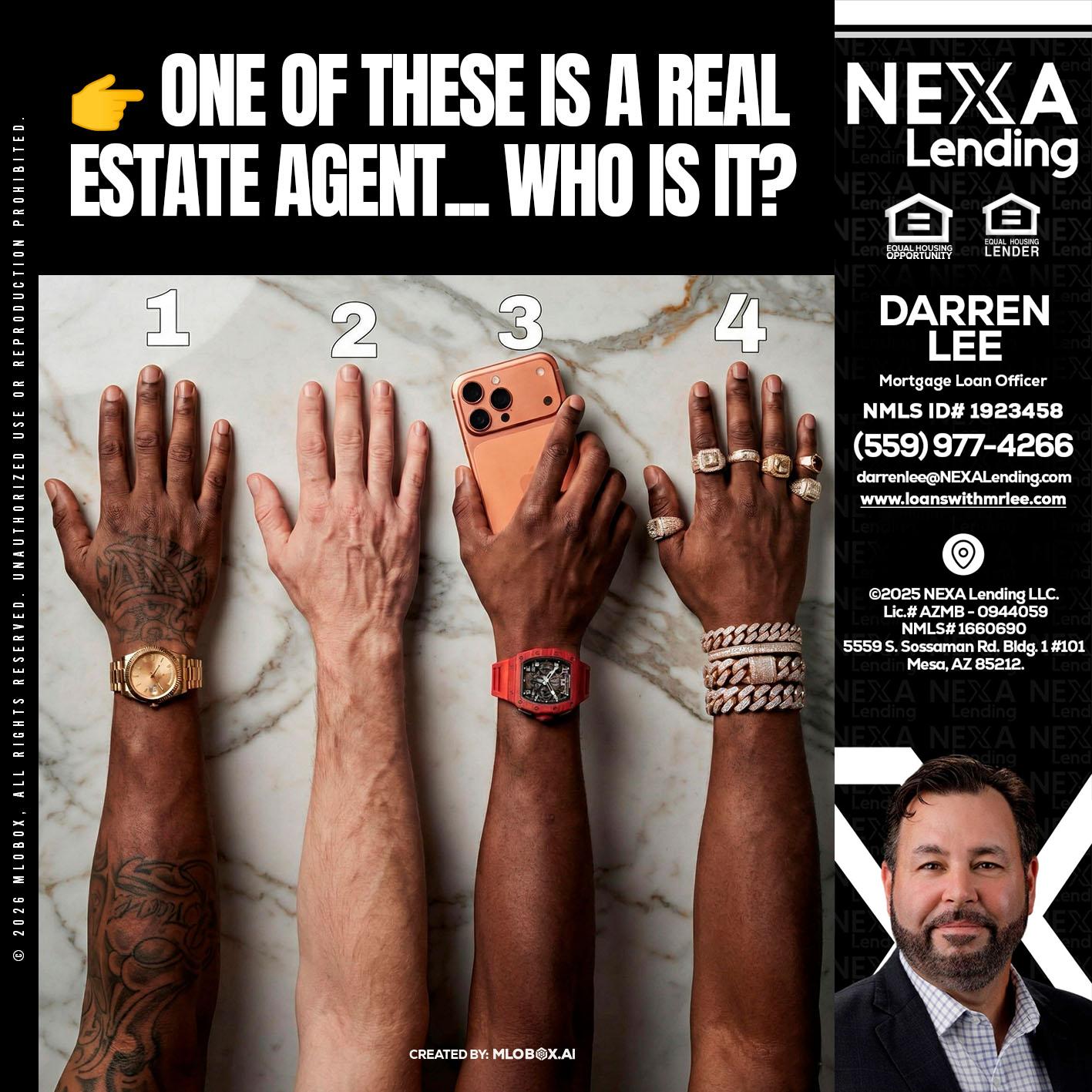 ONE OF THESE - Darren Lee -Mortgage Loan Officer