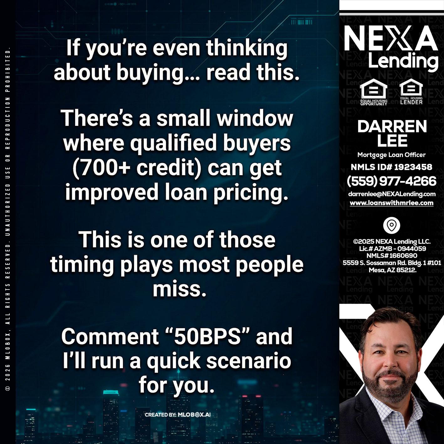 IF YOU EVER - Darren Lee -Mortgage Loan Officer