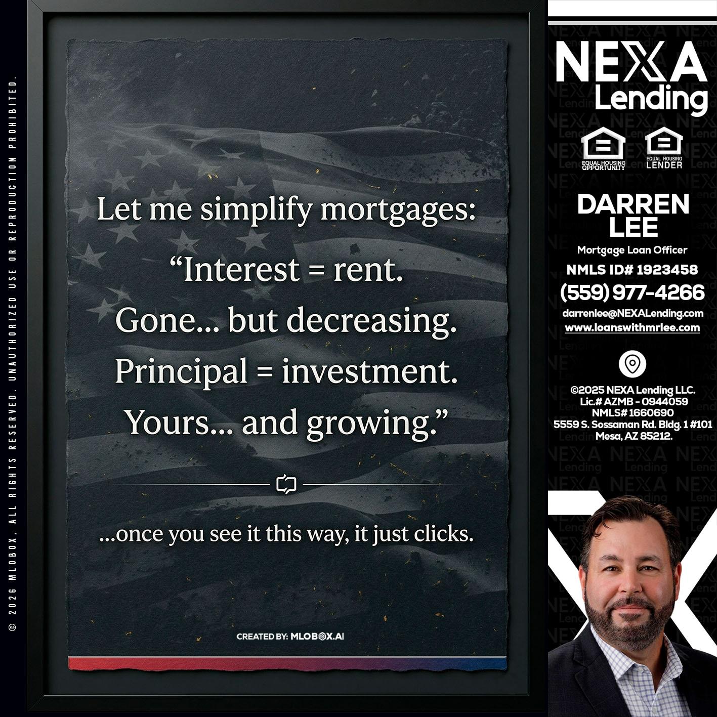 LET ME SIMPLIFY - Darren Lee -Mortgage Loan Officer