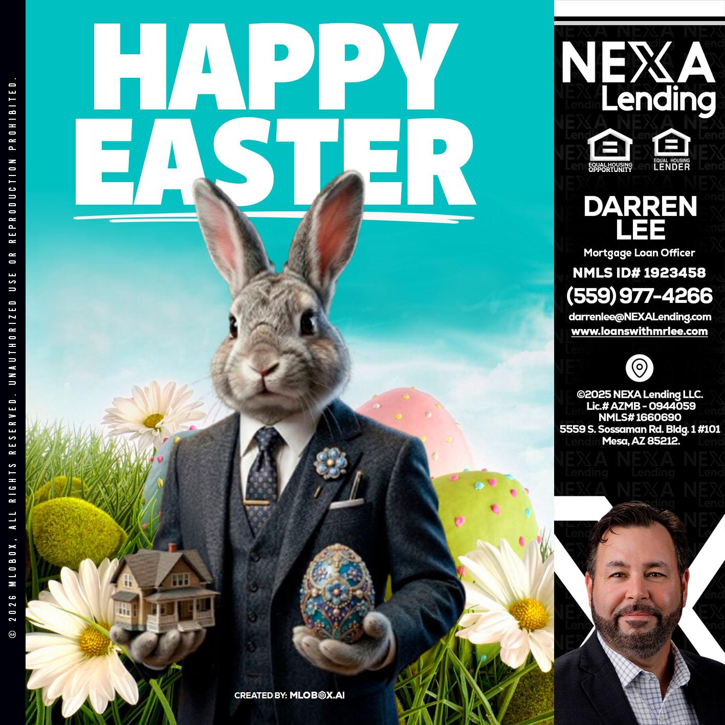 HAPPY EASTER - Darren Lee -Mortgage Loan Officer