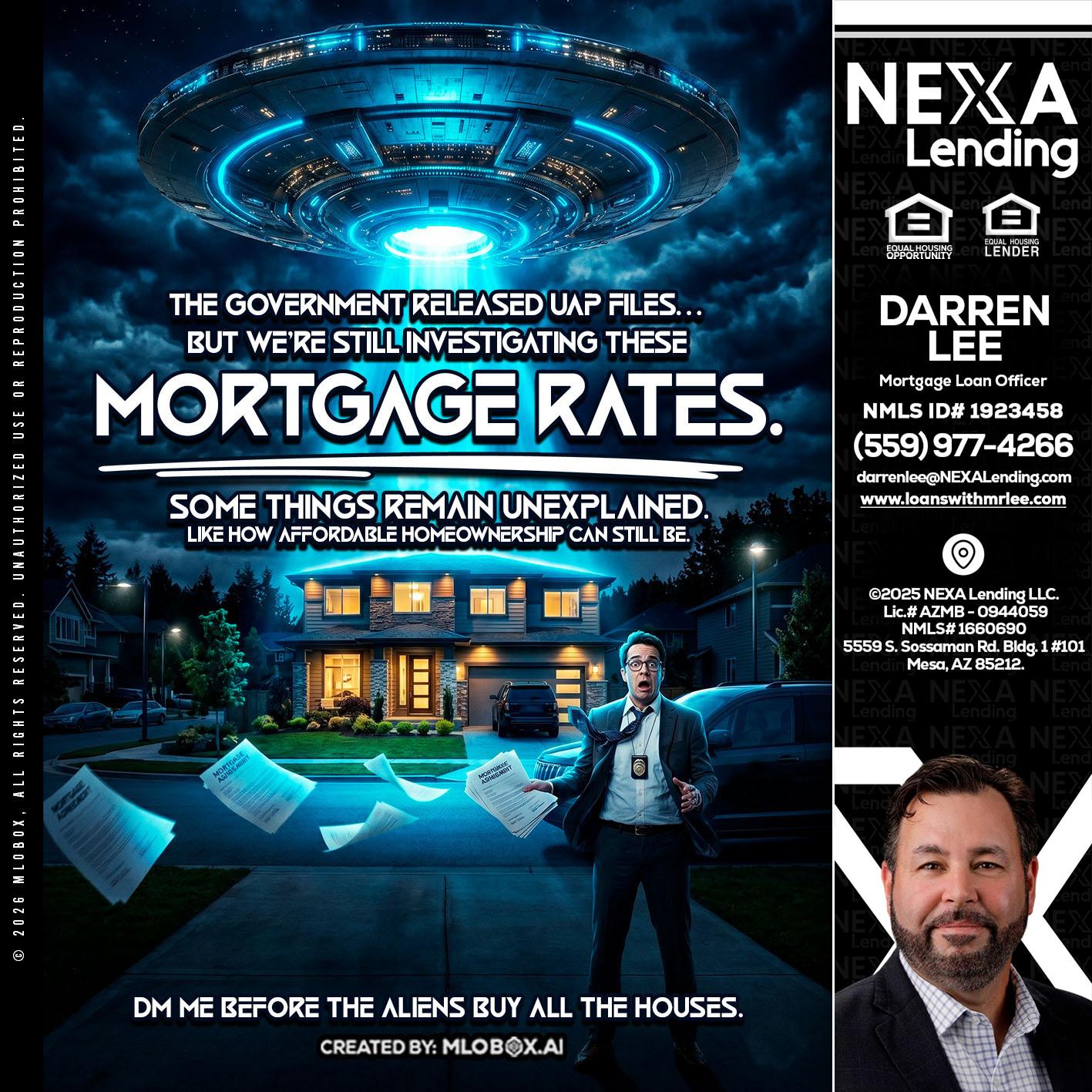 MORTGAGE RATES - Darren Lee -Mortgage Loan Officer