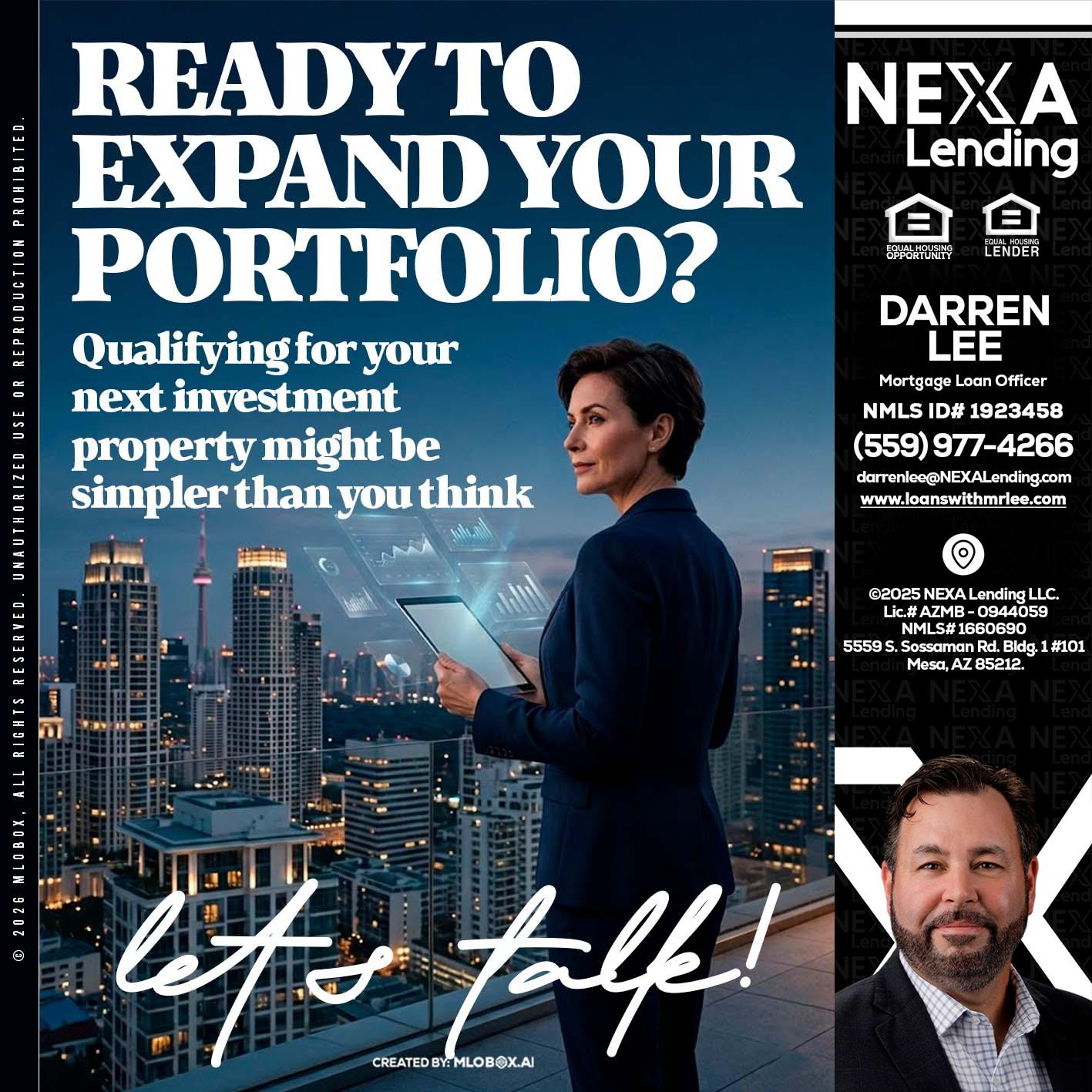 READY TO EXPAND - Darren Lee -Mortgage Loan Officer