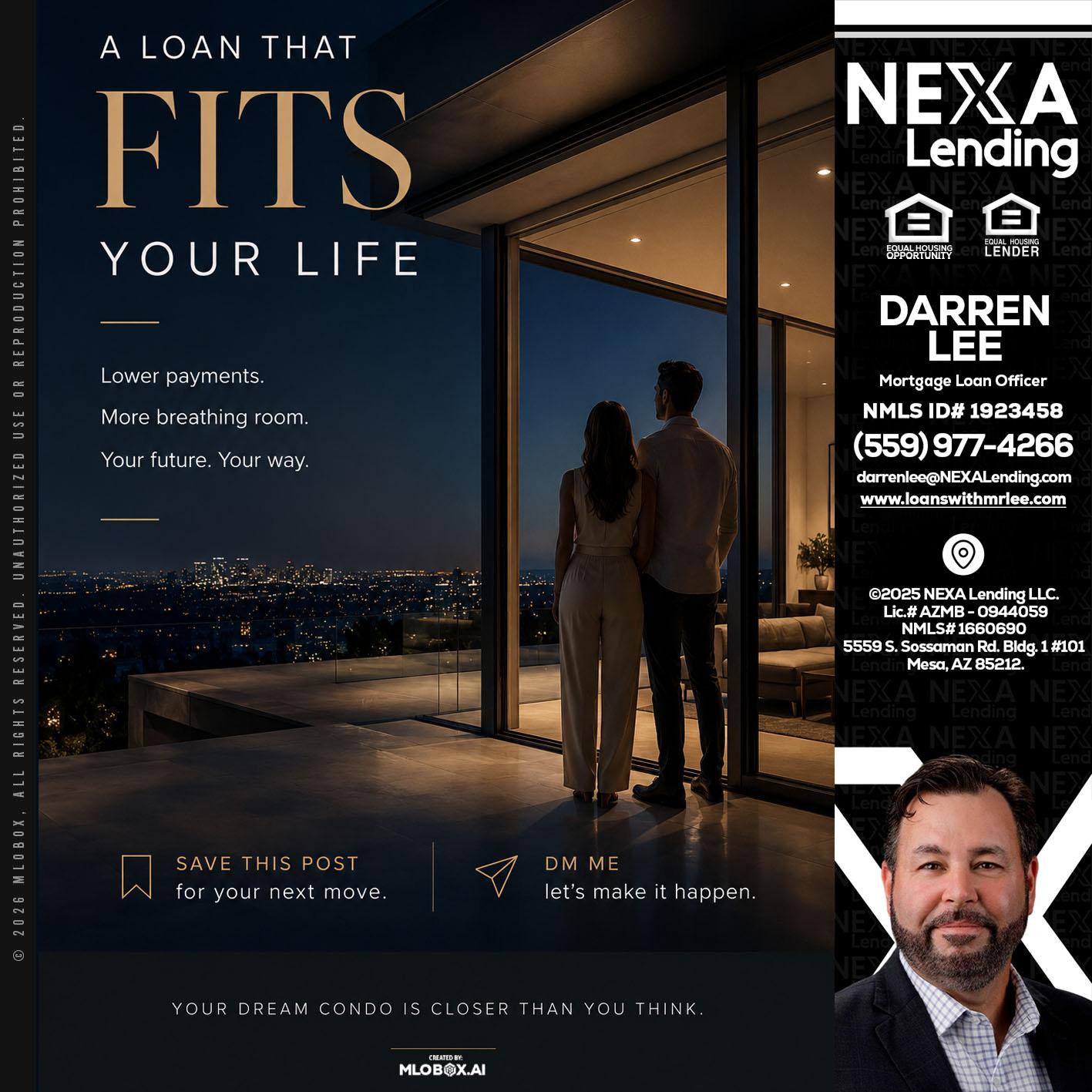 LOANS THAT FIT - Darren Lee -Mortgage Loan Officer