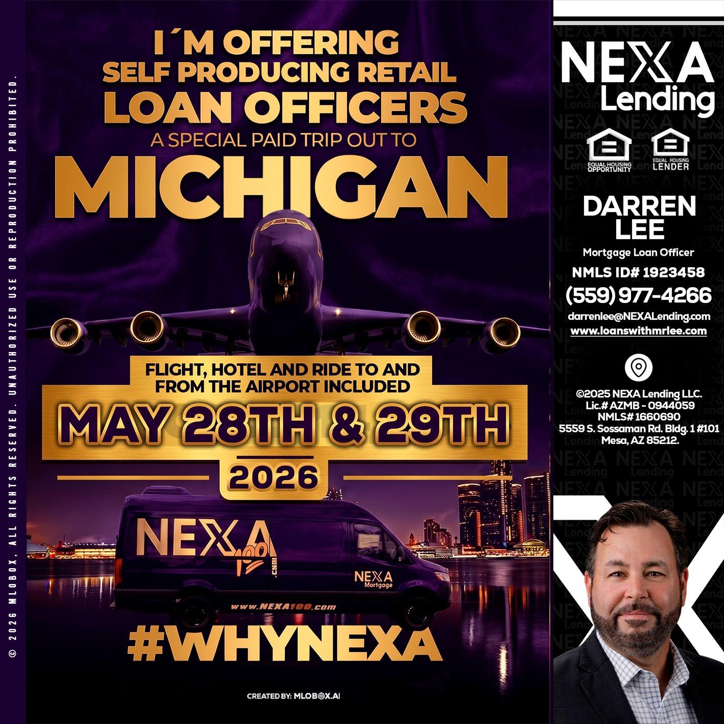 MICHIGAN - Darren Lee -Mortgage Loan Officer