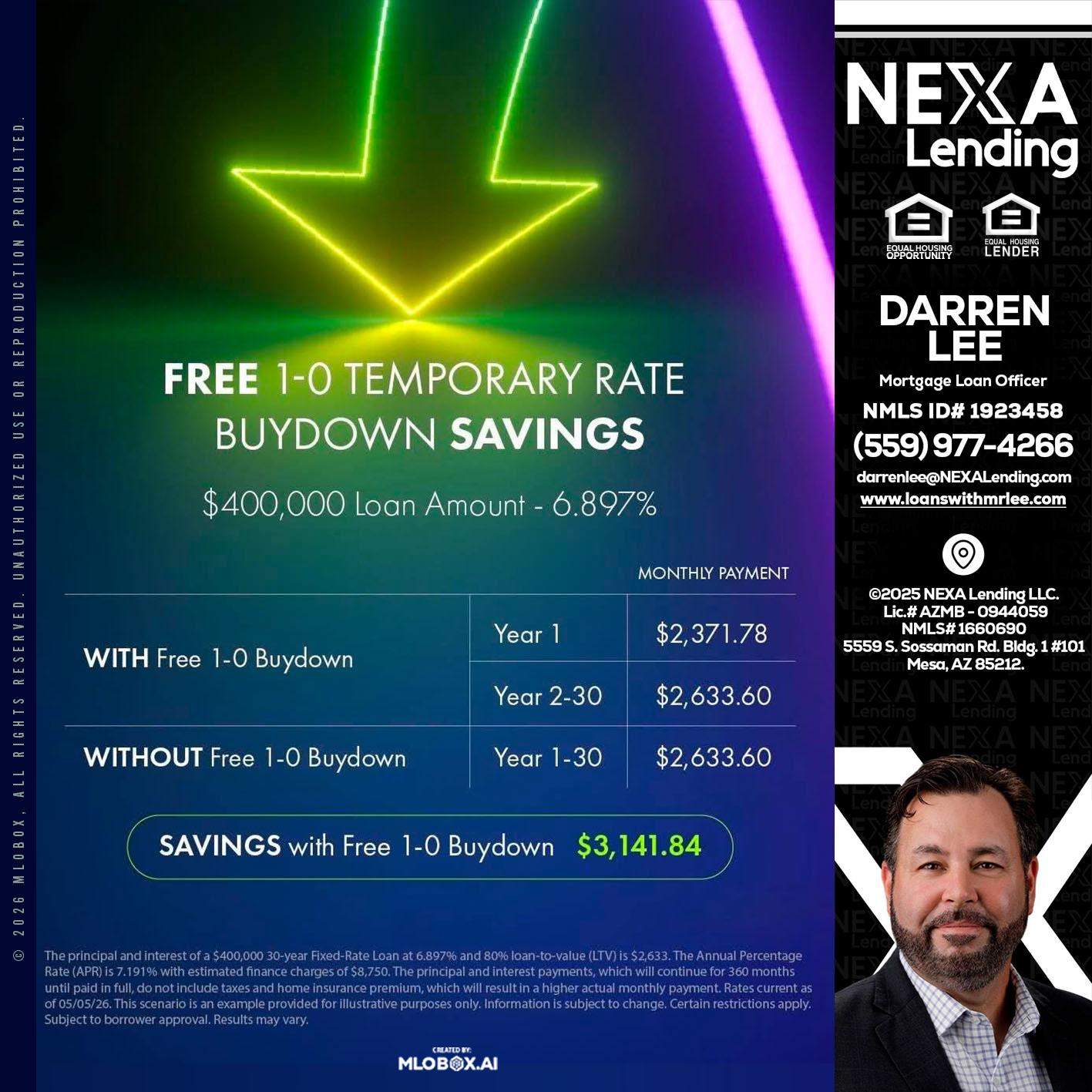 BUYDOWN - Darren Lee -Mortgage Loan Officer