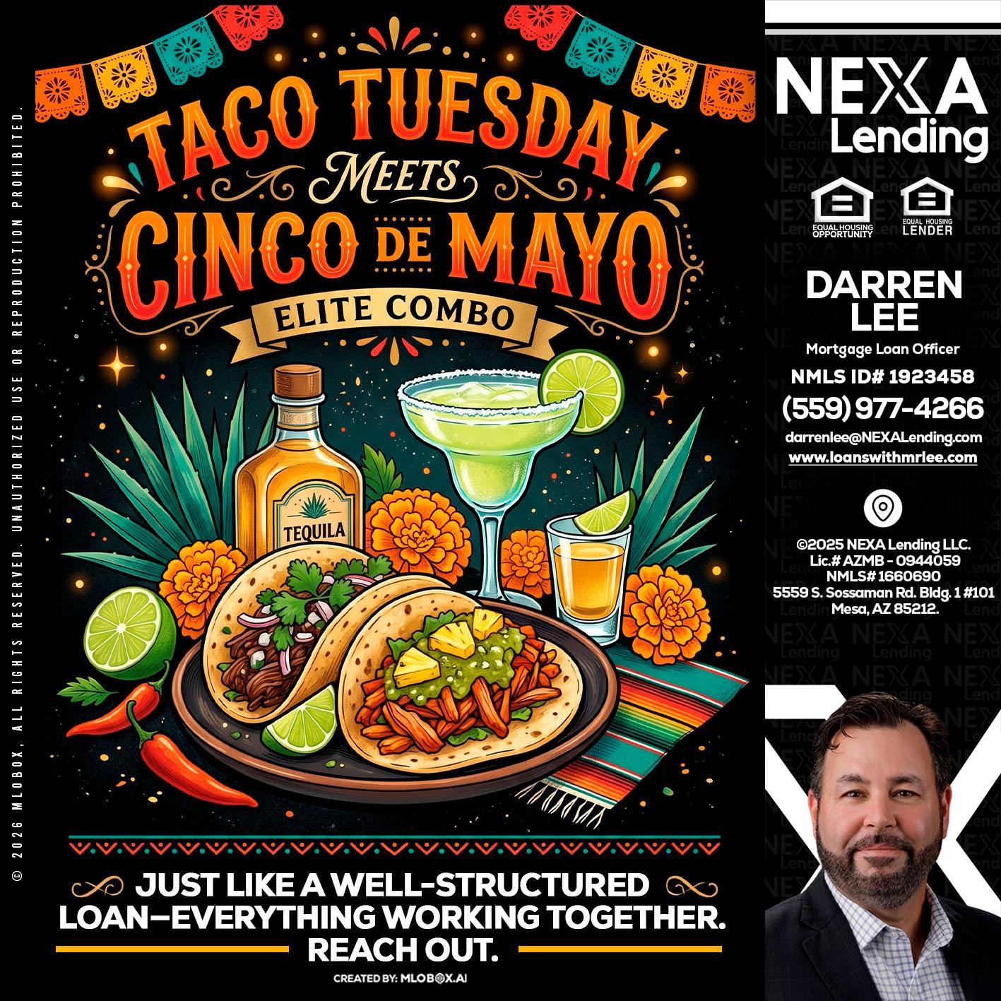 TACO TUESDAY - Darren Lee -Mortgage Loan Officer