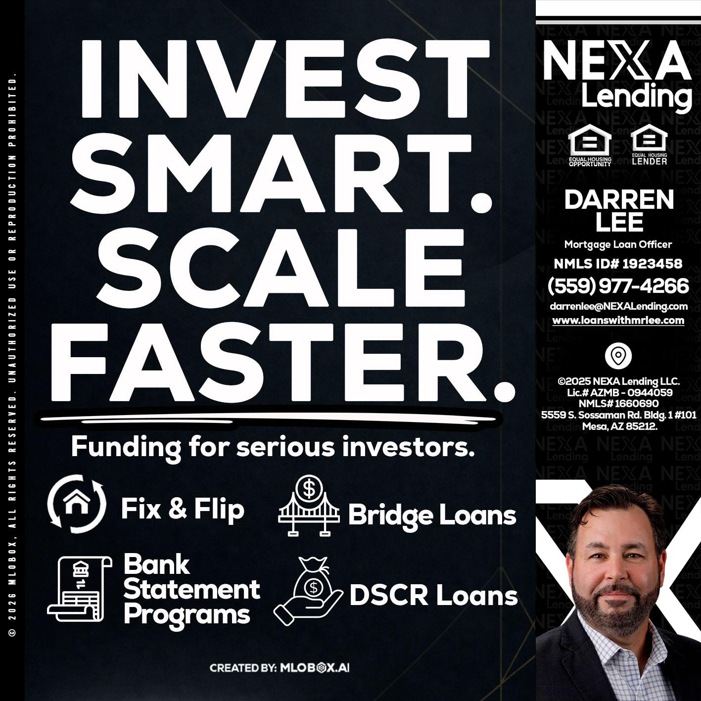 INVEST SMART - Darren Lee -Mortgage Loan Officer