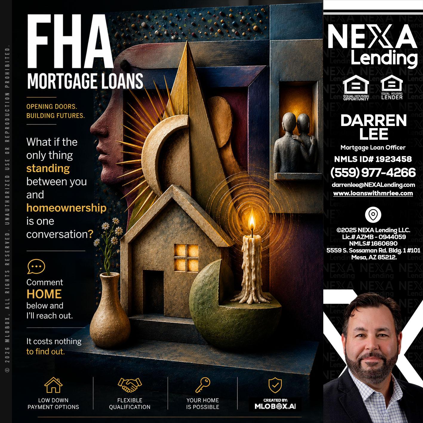 FHA - Darren Lee -Mortgage Loan Officer