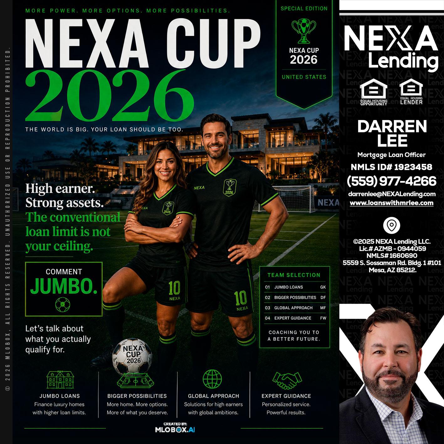 NEXA CUP 2026 - Darren Lee -Mortgage Loan Officer