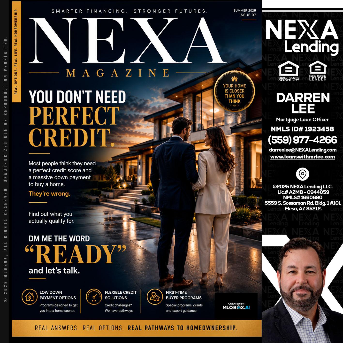 NEXA MAGAZINE - Darren Lee -Mortgage Loan Officer