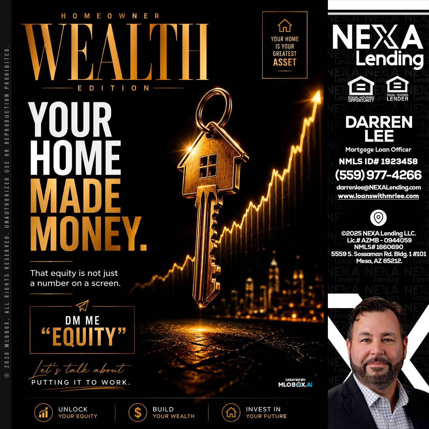 YOUR HOME MADE - Darren Lee -Mortgage Loan Officer