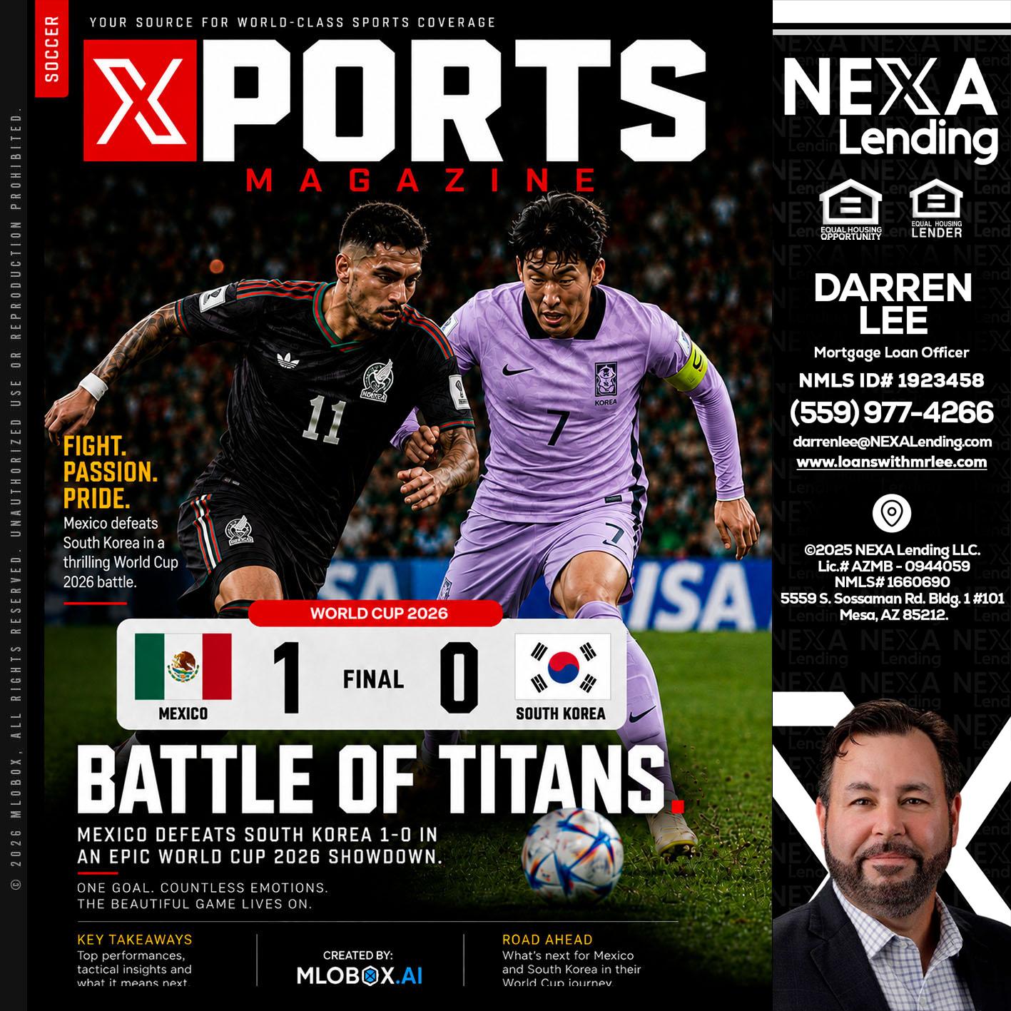 XPORTS MAGAZINE - Darren Lee -Mortgage Loan Officer