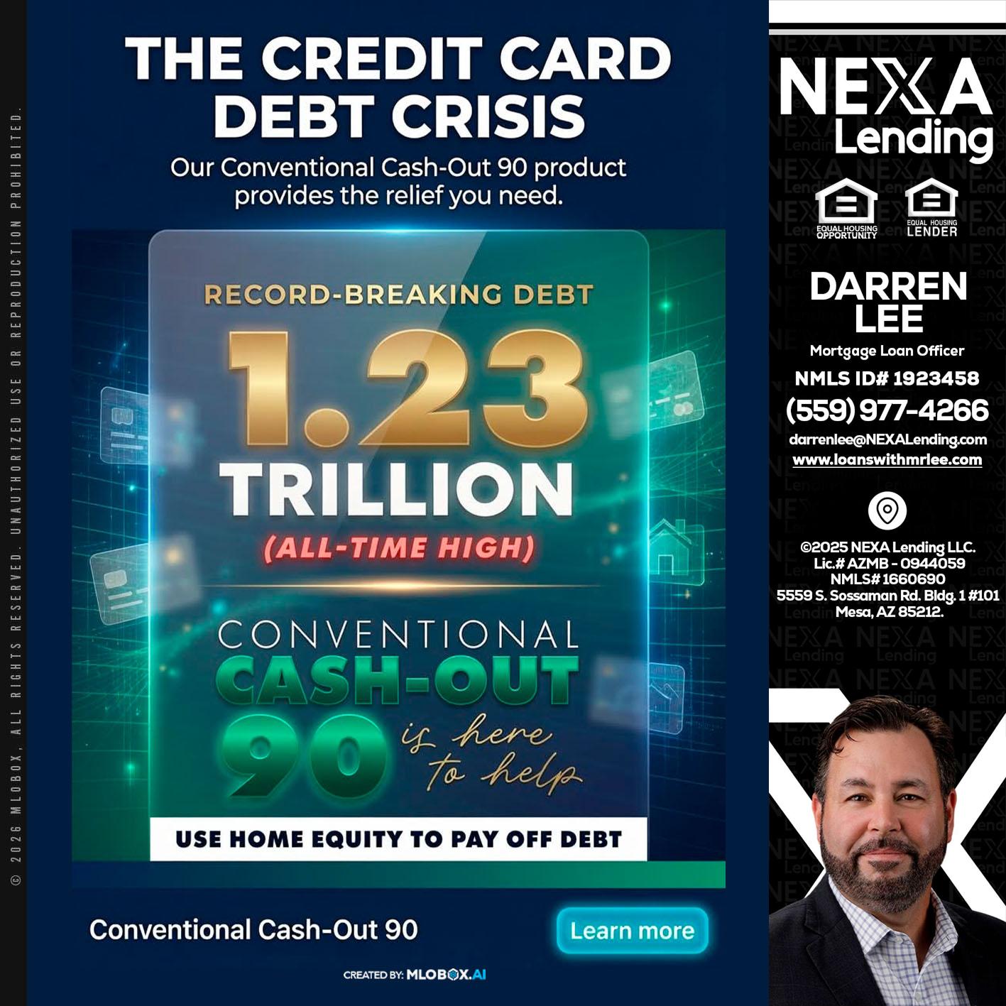 THE CREDIT CARD - Darren Lee -Mortgage Loan Officer