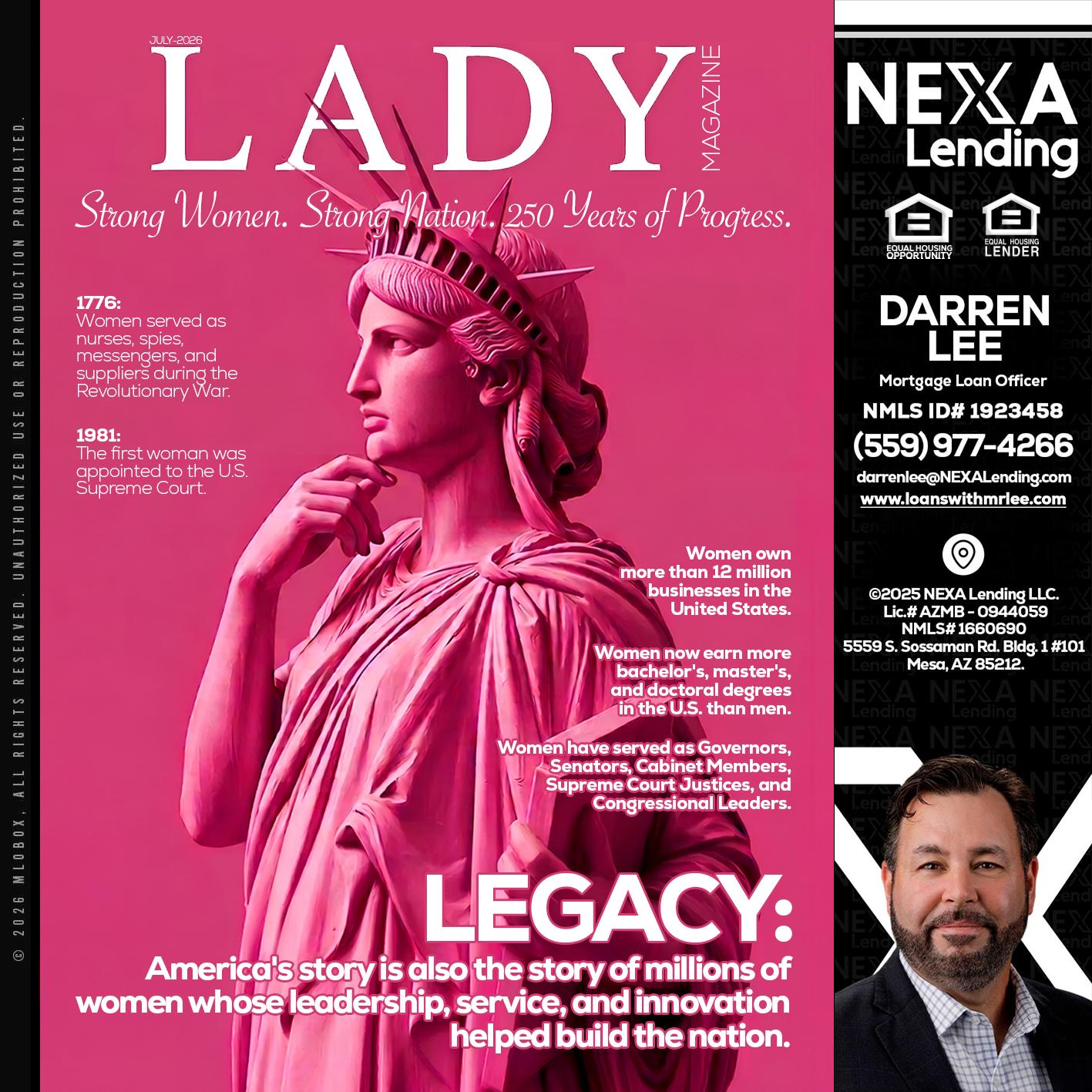 LADY LIBERTY! - Darren Lee -Mortgage Loan Officer
