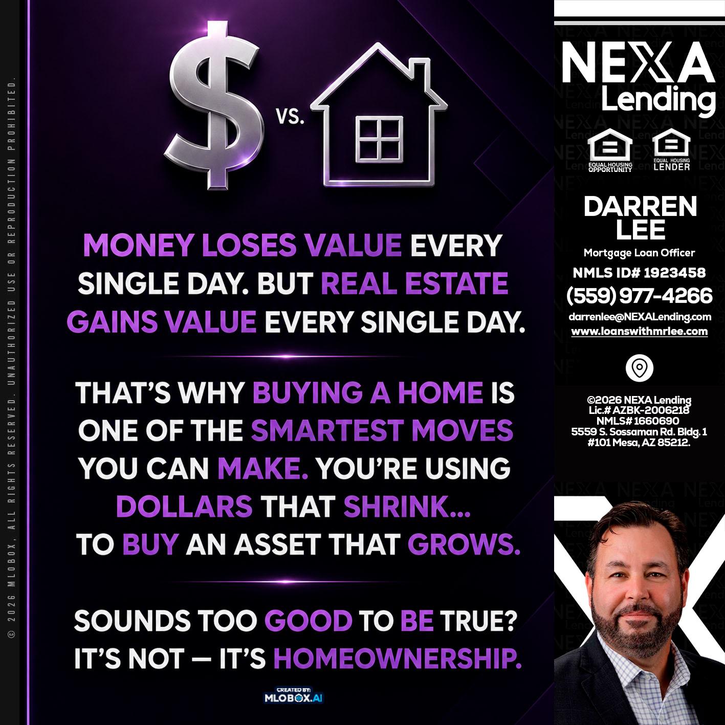 MONEY LOSES - Darren Lee -Mortgage Loan Officer