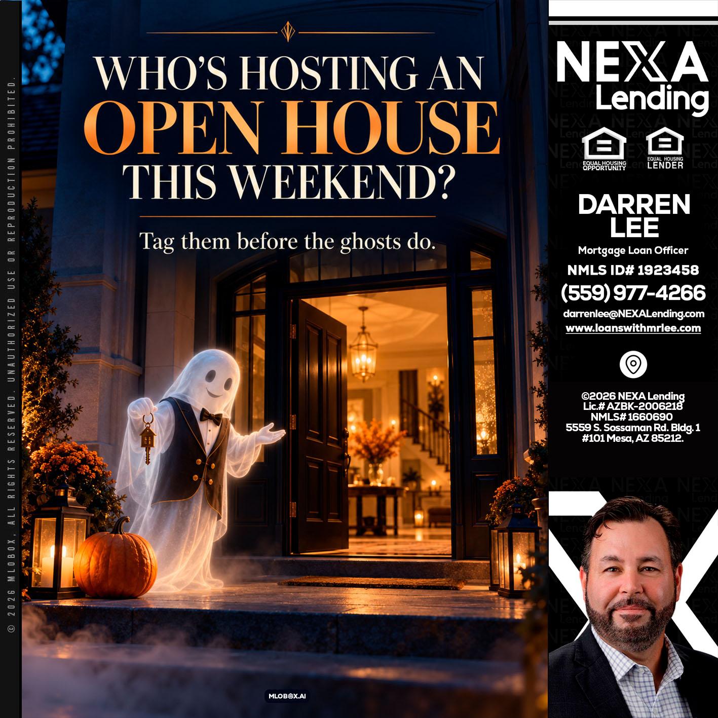 WHO IS HOSTING? - Darren Lee -Mortgage Loan Officer
